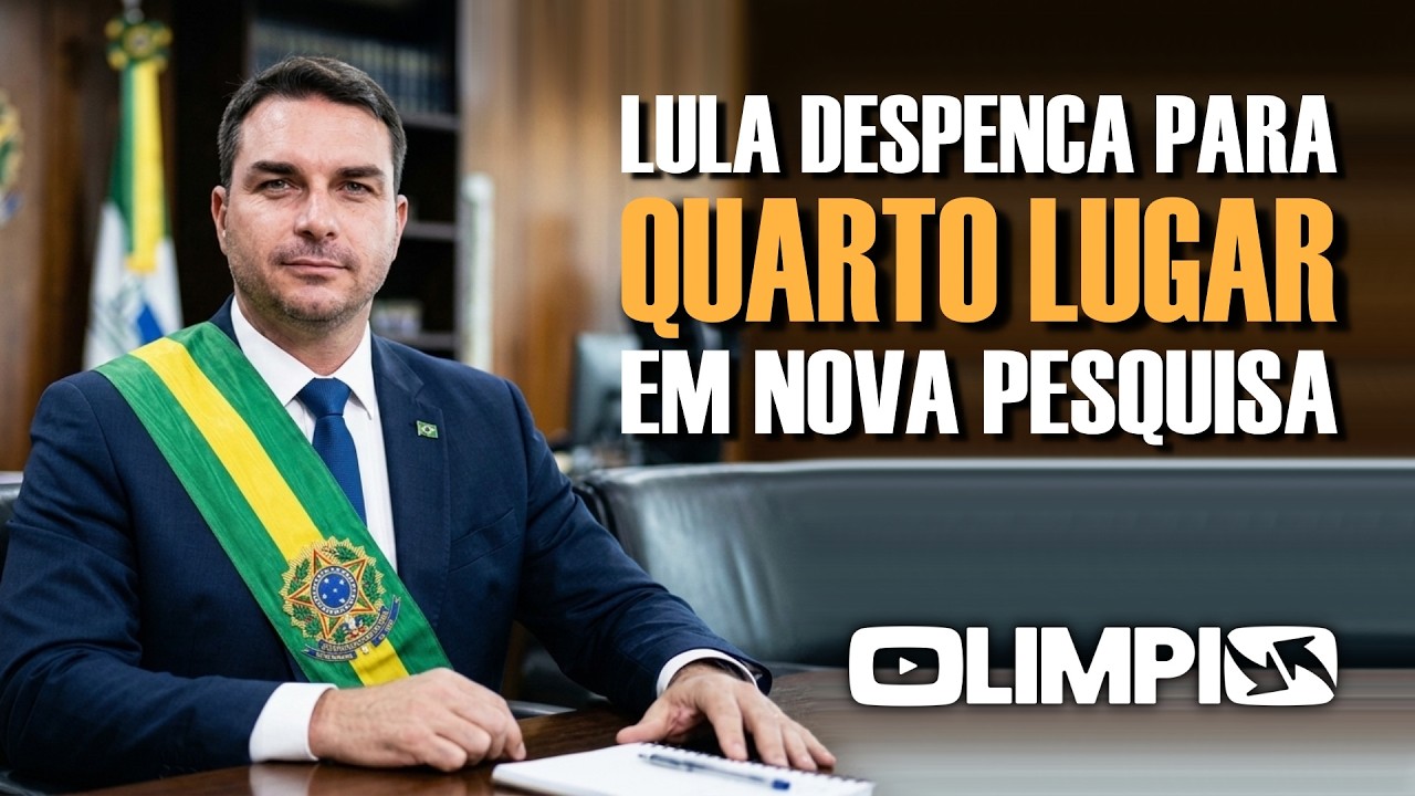 Lula despenca para QUARTO LUGAR em pesquisa! Flávio é o PRIMEIRO