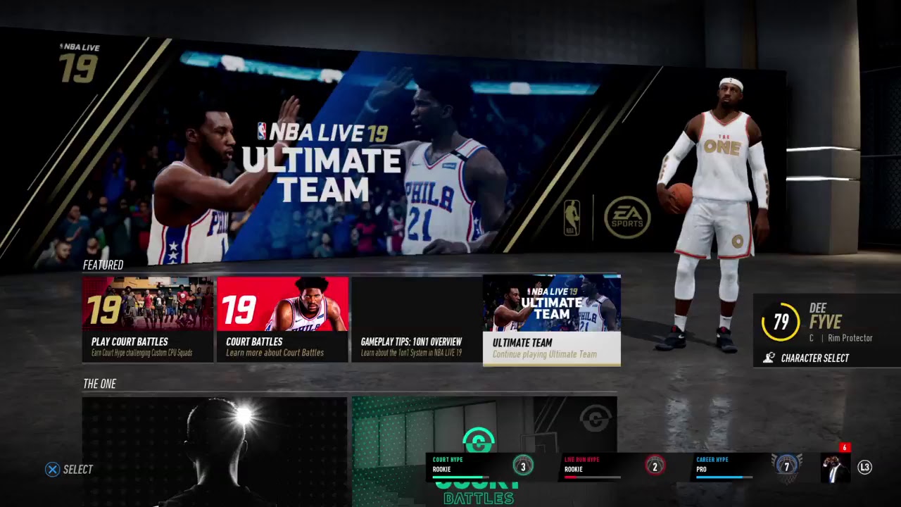 NBA LIVE 19 H2H+: Affiliate/Sponsored By "Unrivaled Energy"
