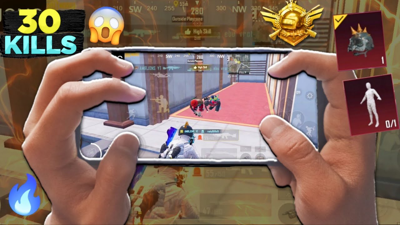 30 -KILLS 😱 MUMMY SET 90 FPS UNLOCKED ♥️  PUBG MOBILE