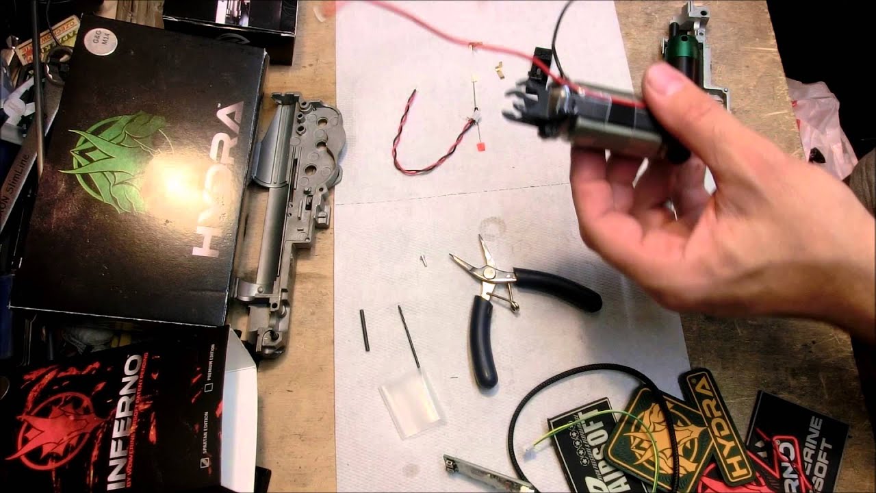HP airsoft - HPA mod Wolverine HYDRA - G&G M14 EBR install