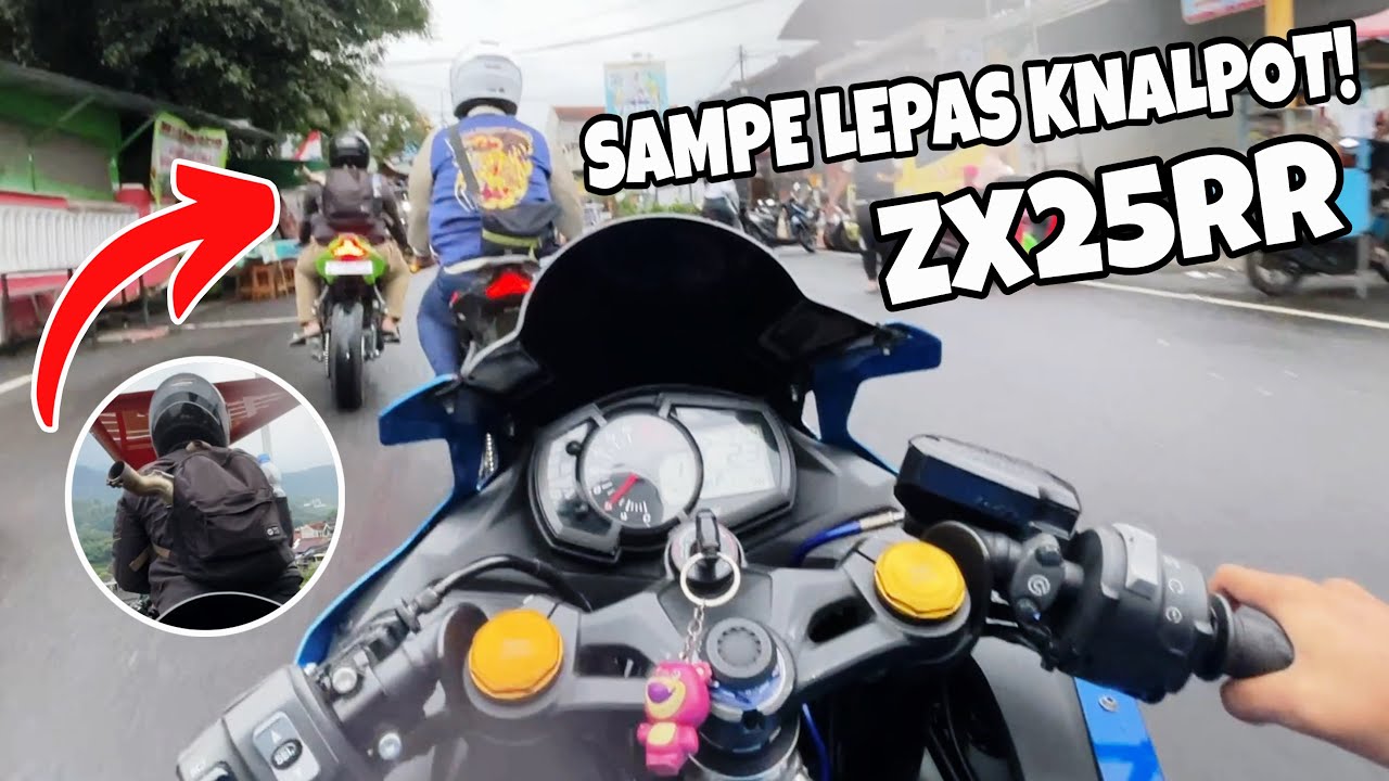 ROMBONGAN 4 ZX25R GACOR SAMPE LEPAS KNALPOT‼️