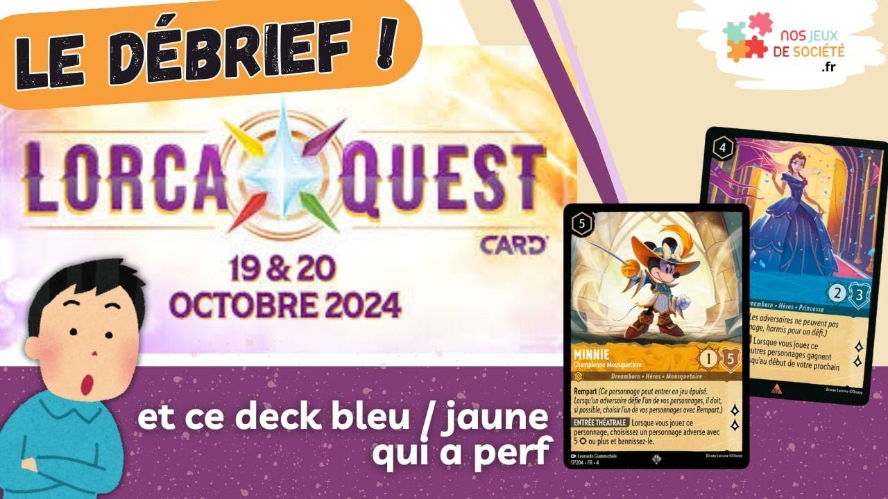 Top 64 au Lorca Quest et LA perf d'un deck bleu/jaune !!