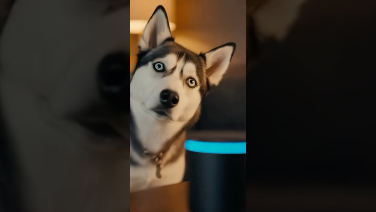 My Husky Just Argued with Alexa 😭 #shorts