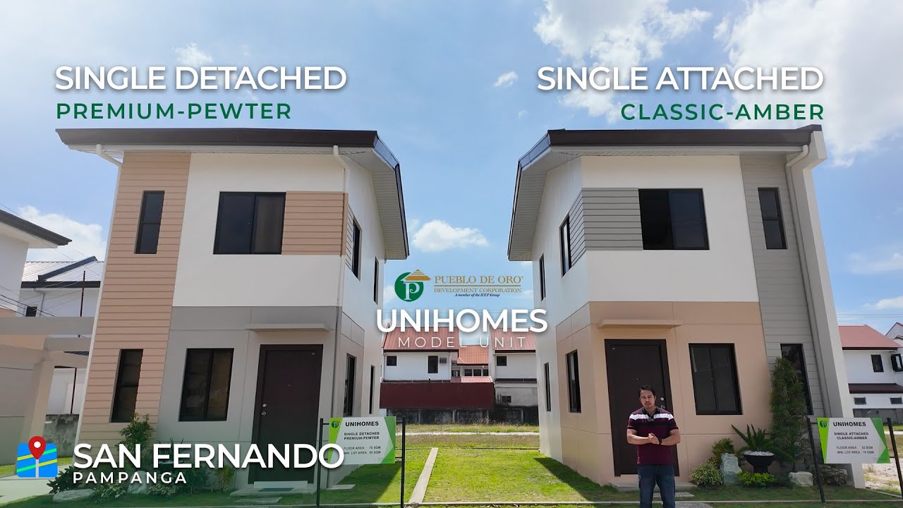 La Aldea Fernandina 2 Pampanga | Unihomes | Pueblo De oro | Two-storey Single-attached 2BR