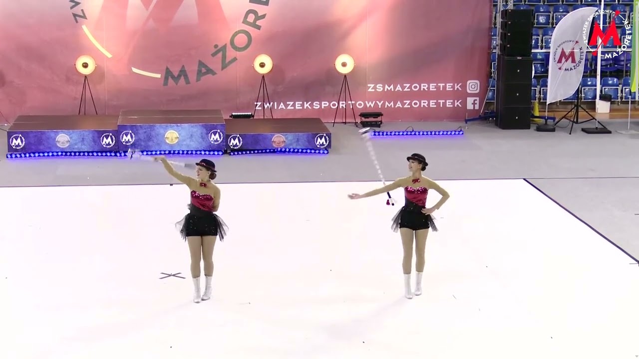 Duet buława seniorki, Kamila Pustelnik i Anna Pachacz, ARVA 2023