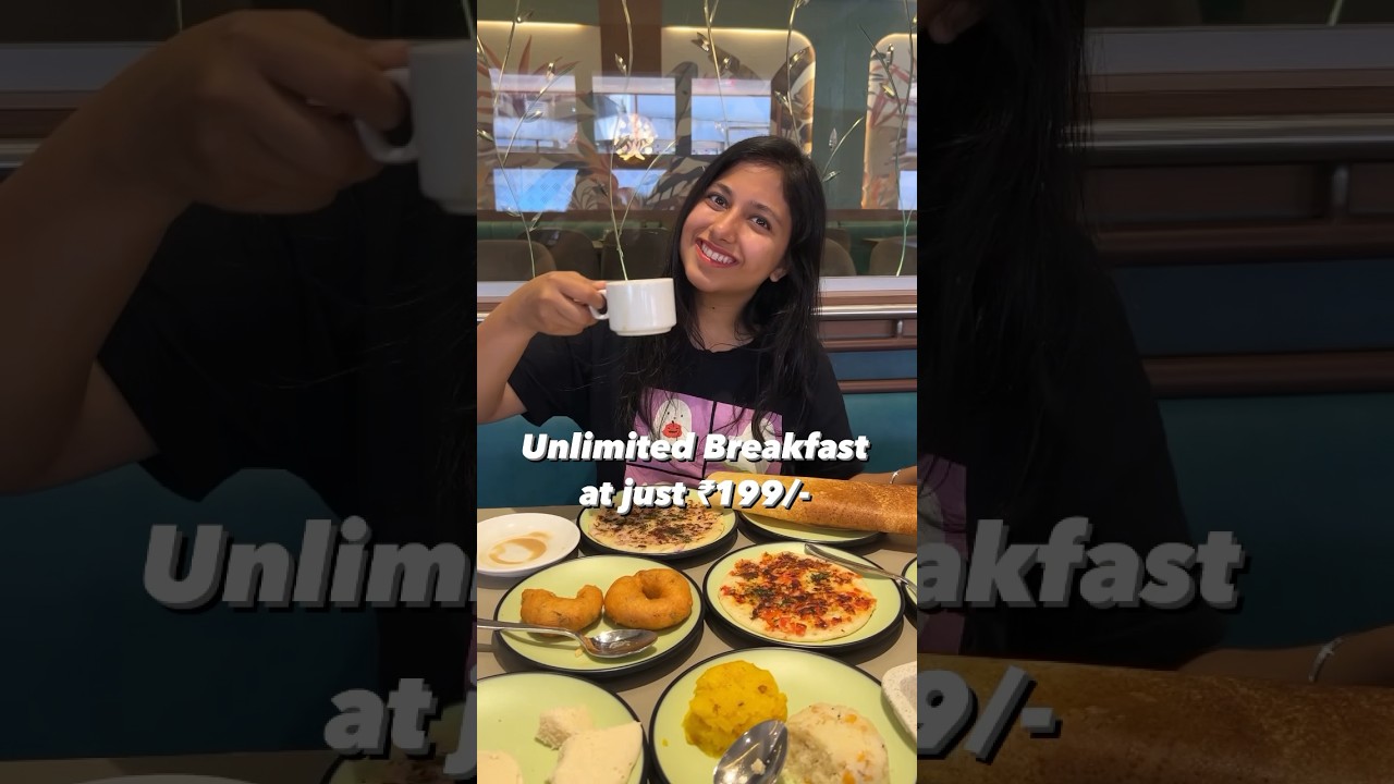 Unlimited Breakfast at just ₹199😍 #rdshogger #foodie #unlimitedbreakfast #brunch #borivali #mumbai