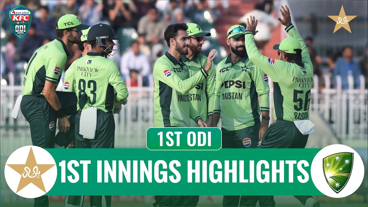 1st Innings Highlights | Pakistan vs Australia | Match 01 | ODI Series 2026 | MZE1K