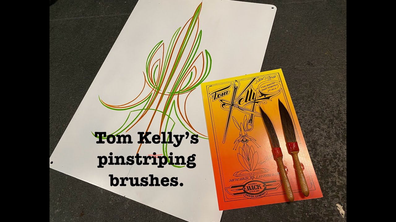 Are Tom Kelly's pinstriping brushes as good as they claim to be? Let's do a brush test.
