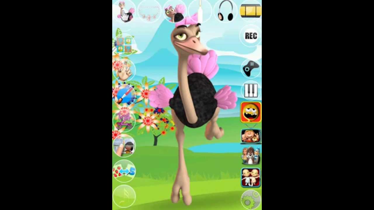 Talking Olivia Ostrich - Falando Olivia Avestruz