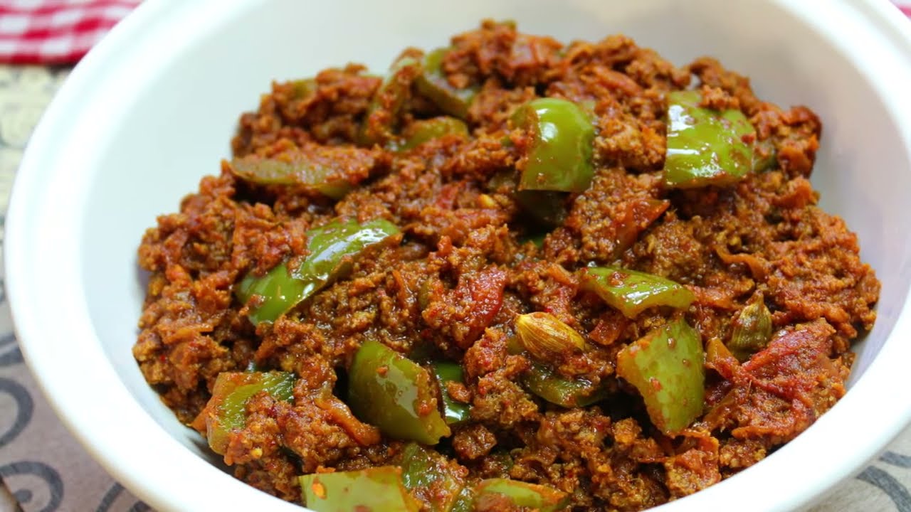 Special Mutton Keema With Capsicum Recipe | Keema Special | Mutton Recipes Ramadan special recipe