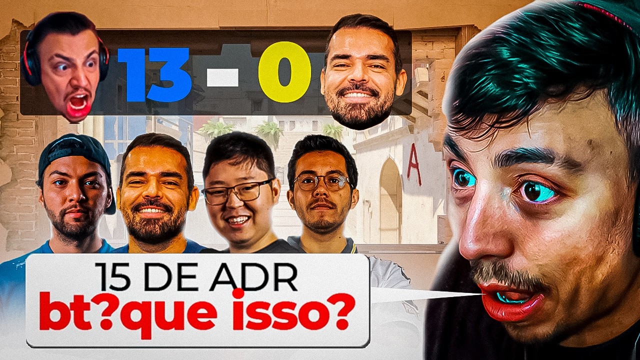 Aqui foi SEM MASSAGEM...13 a 0 fora o BAILE🔥 (vs bt, liminha, steelega e nak)