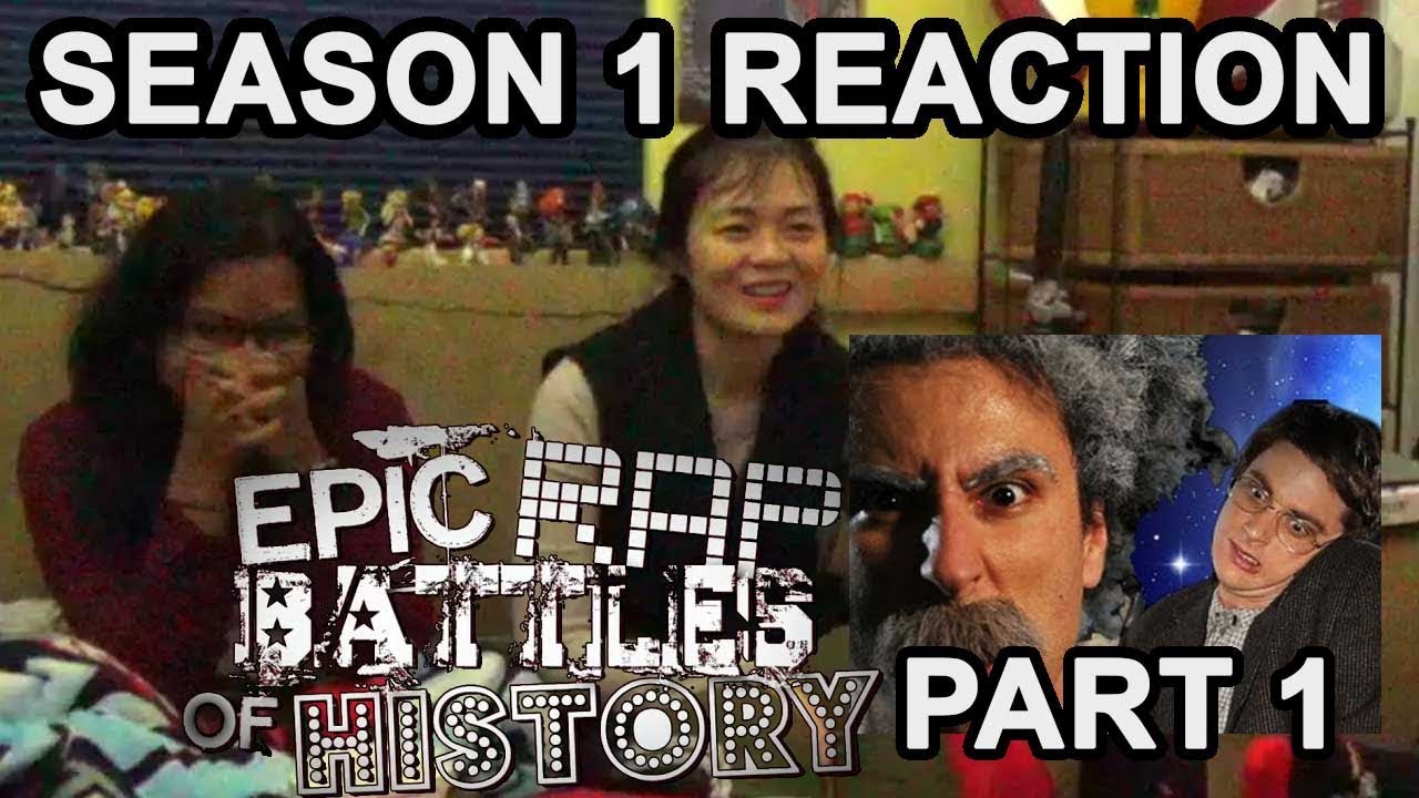 Epic Rap Battles of History Season 1 (Binge Reaction) Part 1 - Awkward Mafia Watches