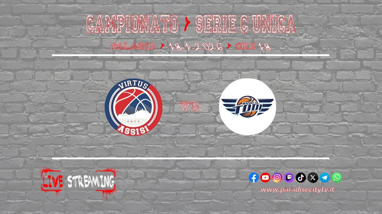 🏀📹 HIGHLIGHTS SERIE C UNICA BASKET GIRONE M 2025-2026 - VIRTUS ASSISI vs. BASKET TODI 📹🏀