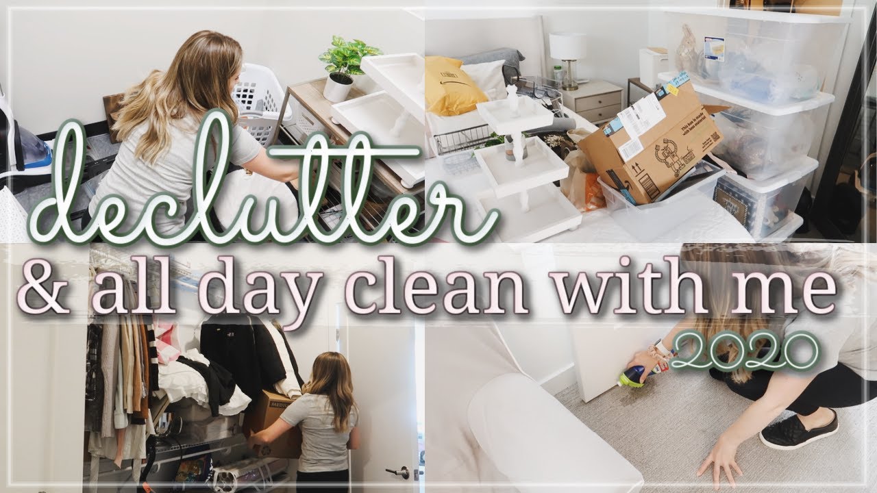 EXTREME CLEAN DECLUTTER & ORGANIZE 2020 / ALL DAY CLEAN UP WITH ME / ULTIMATE CLEANING MOTIVATION