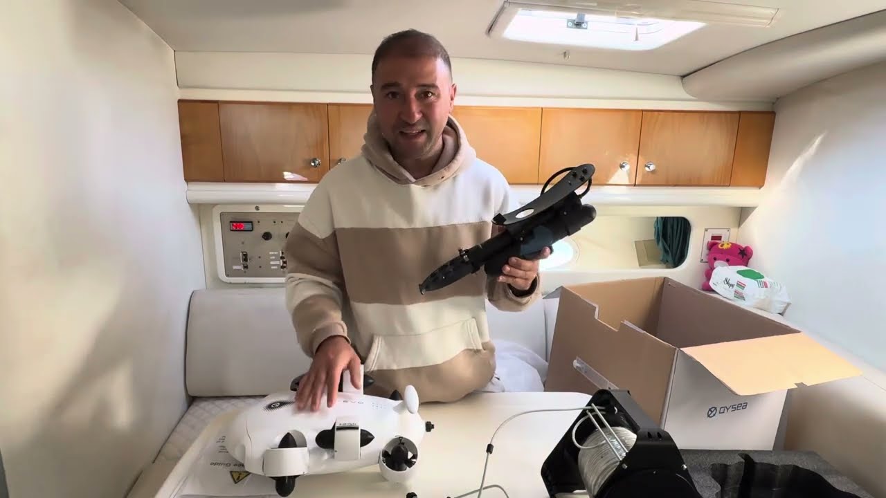 Fifish V-Evo Sualtı dronu kutu açılımı (Unboxing)