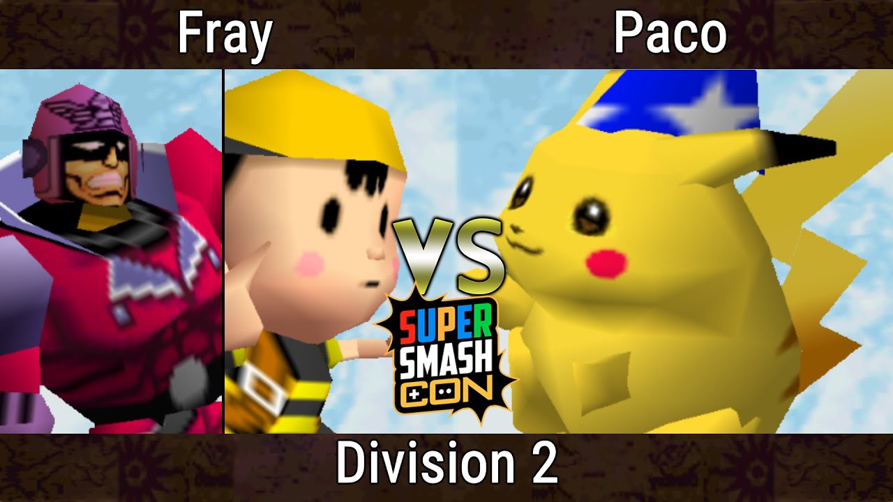 SSC 2023 - Fray (Ness, Captain Falcon) Vs. Paco (Pikachu) Smash Bros - SSB64