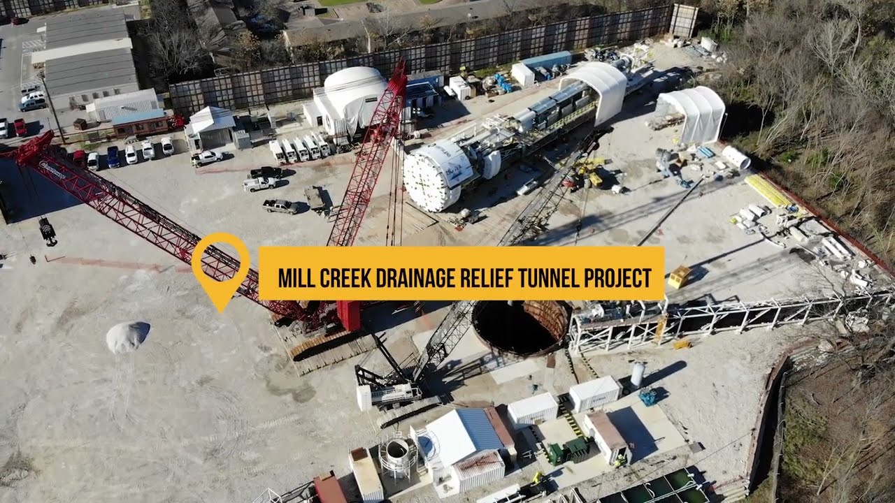 Mill Creek Drainage Relief Tunnel in Dallas, Texas