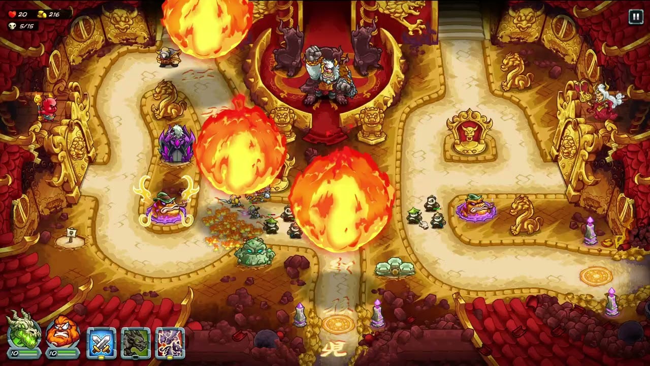180 Kingdom Rush 5 Alliance The Demon King Stronghold  Veteran