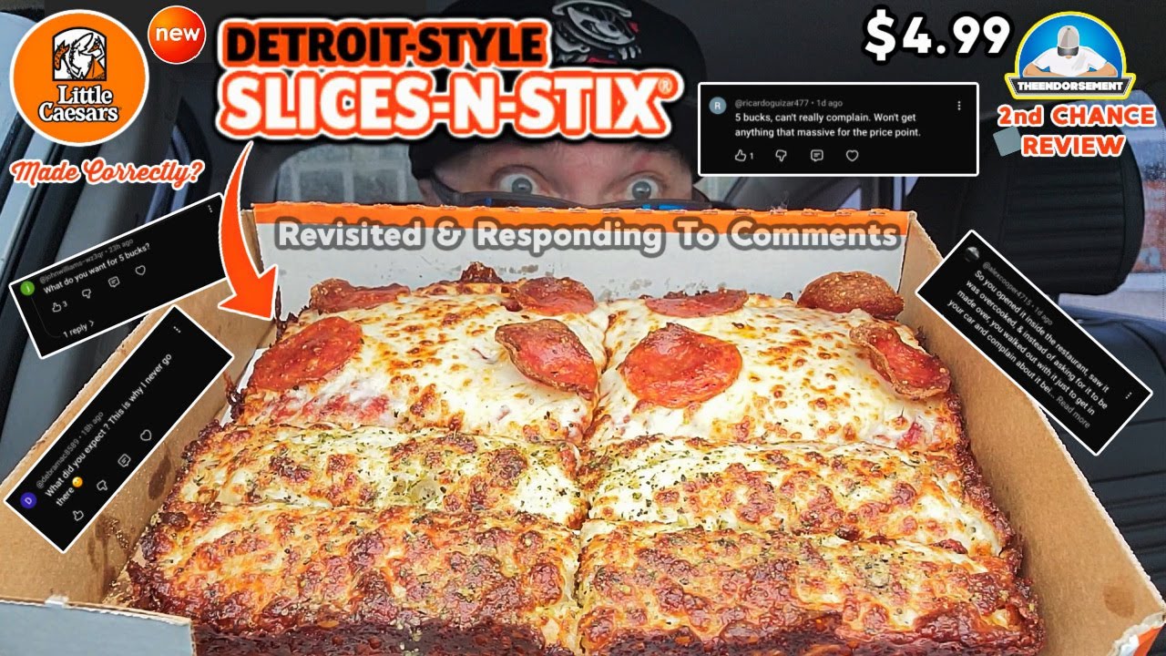 Кусочки и палочки Little Caesars® в детройтском стиле снова в деле! 🍕 | Ответы на комментарии | t...