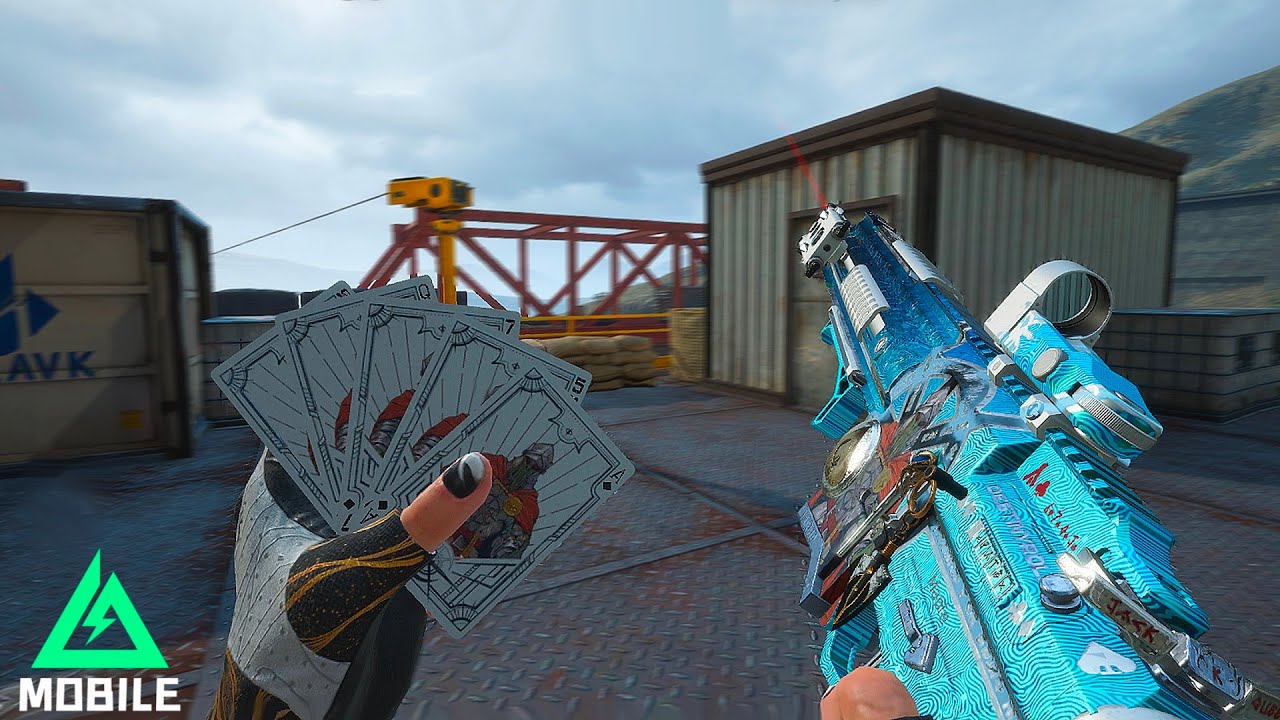 DELTA FORCE MOBILE LEGENDARY K416 SKIN TRENCHLINES GAMEPLAY