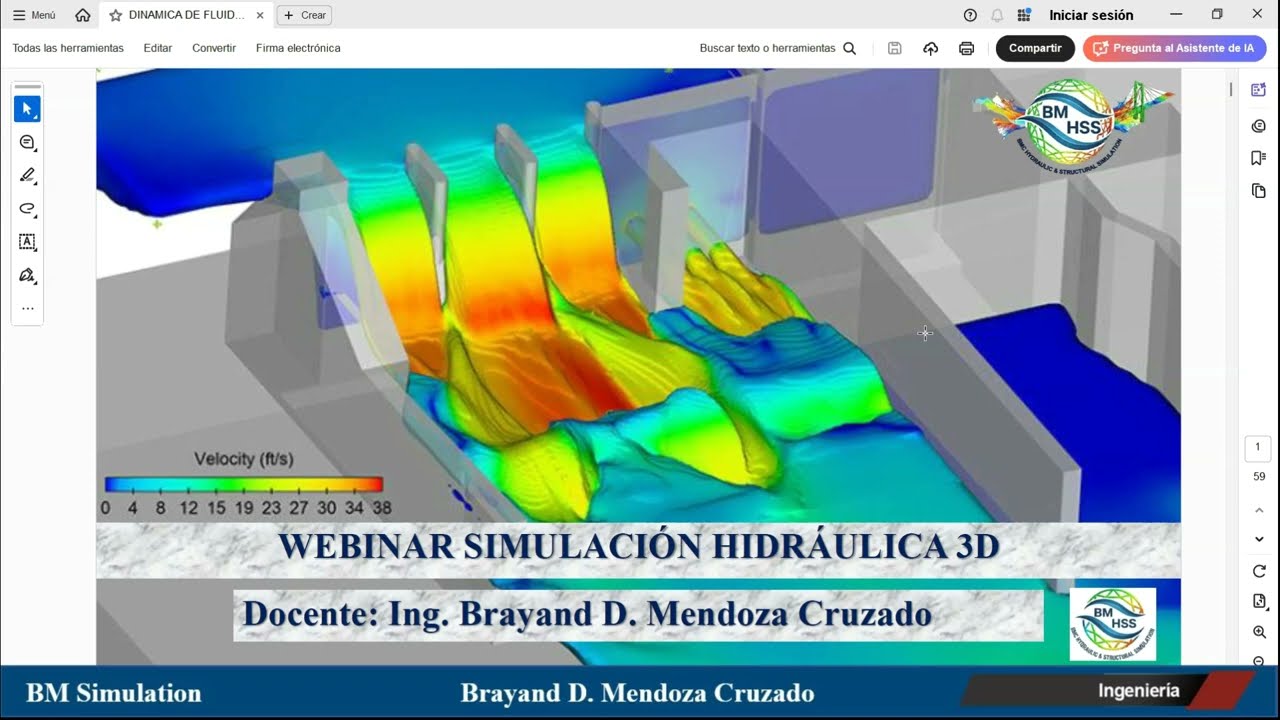 Webinar Simulación Hidráulica 3D (Ansys CFX, Ansys Fluent, Flow 3D Hydro, OpenFoam, DualSPHysics)
