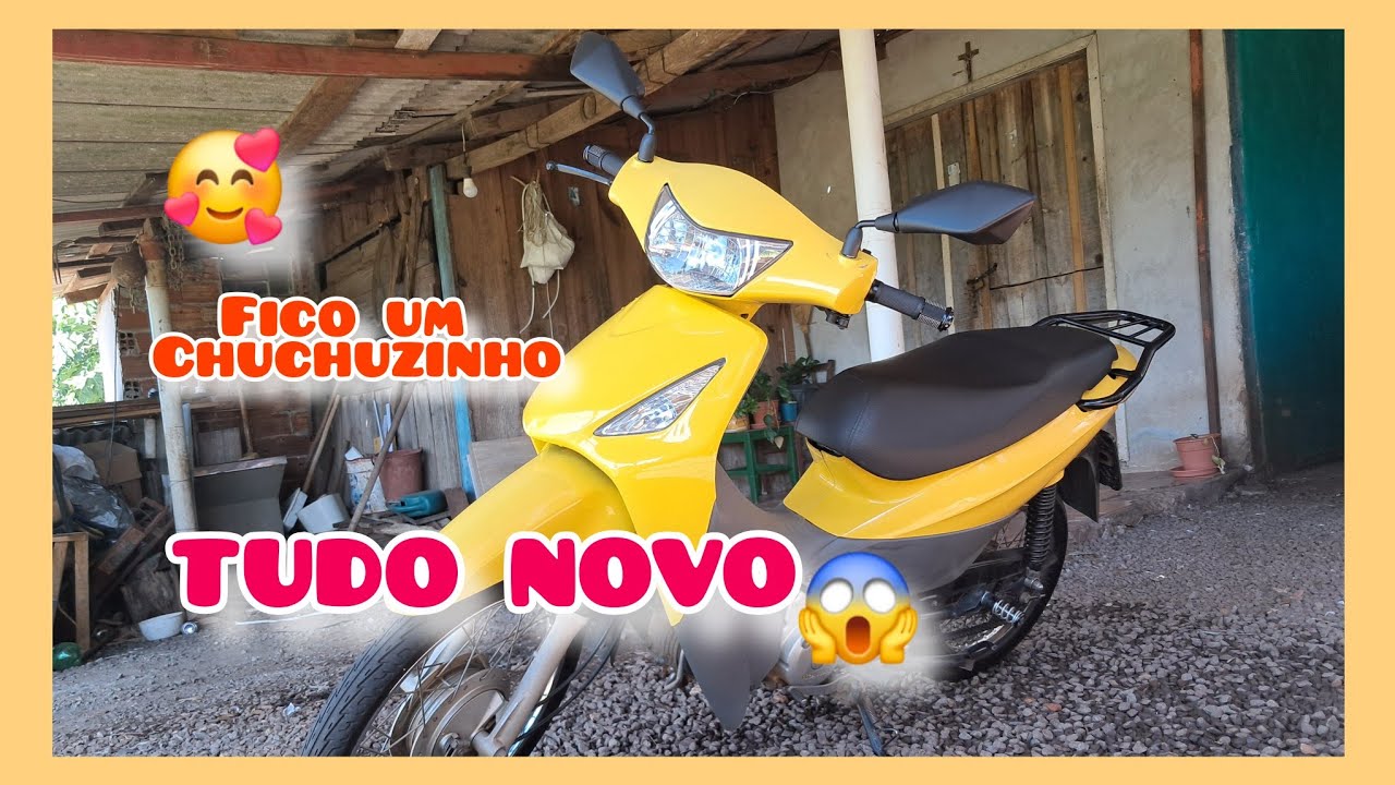 Comprei acessórios Novos para  Minha Biz 125