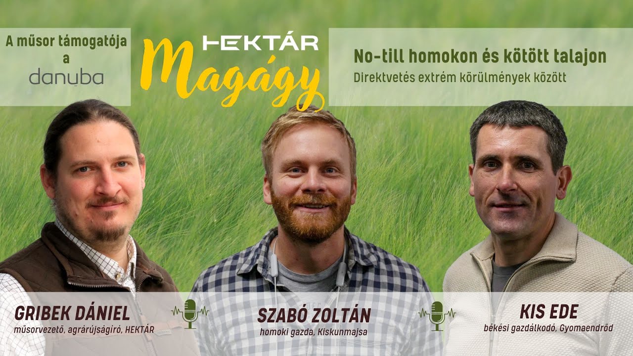 No-till homokon és kötött talajon - Direktvetés, sávművelés extrém körülmények között
