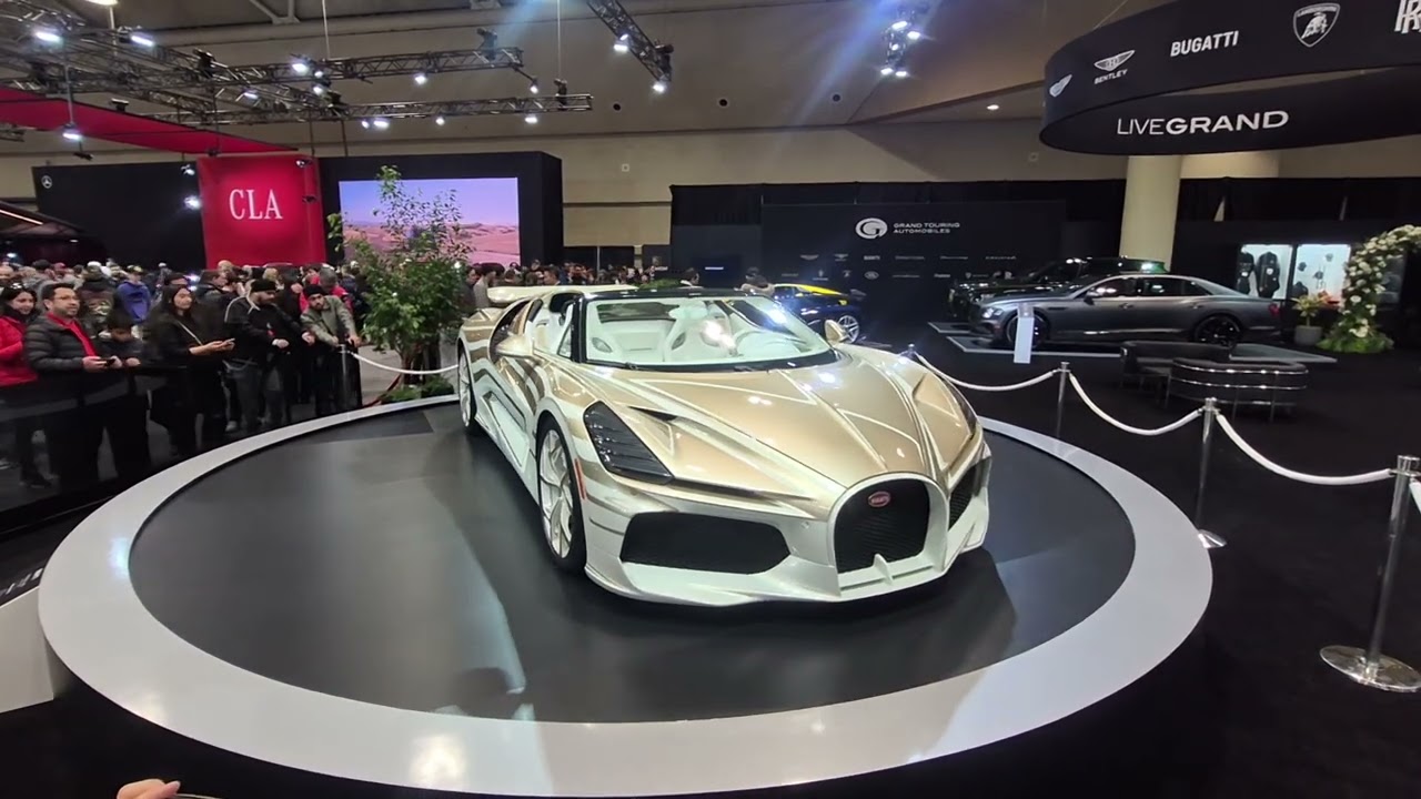The Bugatti Tourbillon @ the 2026 Auto car show..Canada
