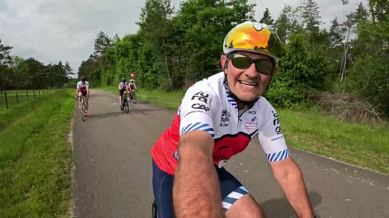 Cyclosportive la vache qui rit le 25 mai 2025 (parcours moyen en duo)