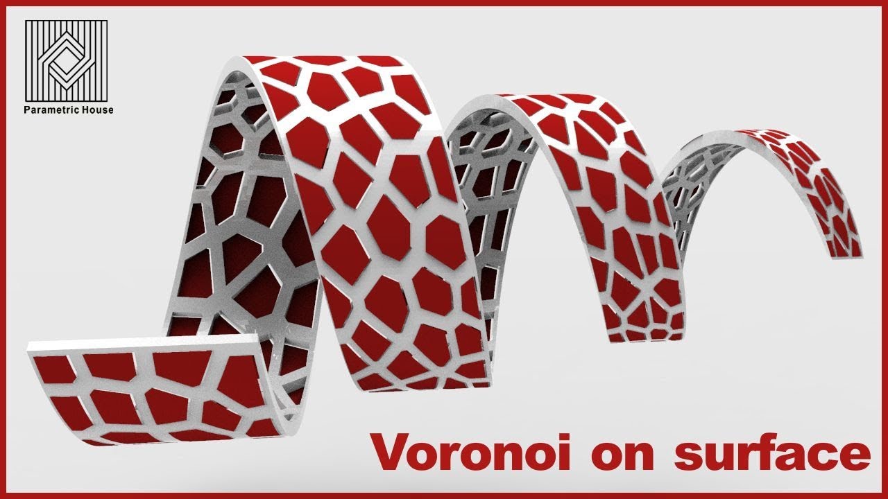 Grasshopper Voronoi on Surface