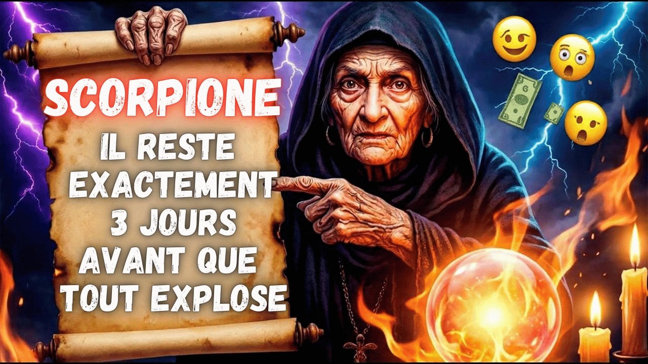 SCORPIONE L'UNIVERS A RETIRÉ CETTE PERSONNE DE TA VIE 😱 MAIS LA RAMÈNE 🚨 MARS 2026