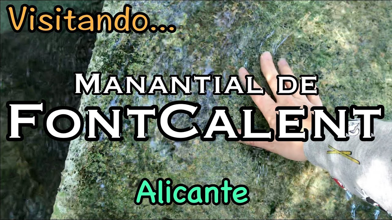 Visitando el Manantial de Fontcalent (Alicante, España)
