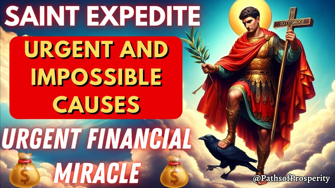 💲MOST POWERFUL PRAYER FROM SAINT EXPEDITE🙏To manifest an urgent financial miracle 💰💲Fast money!💲💰