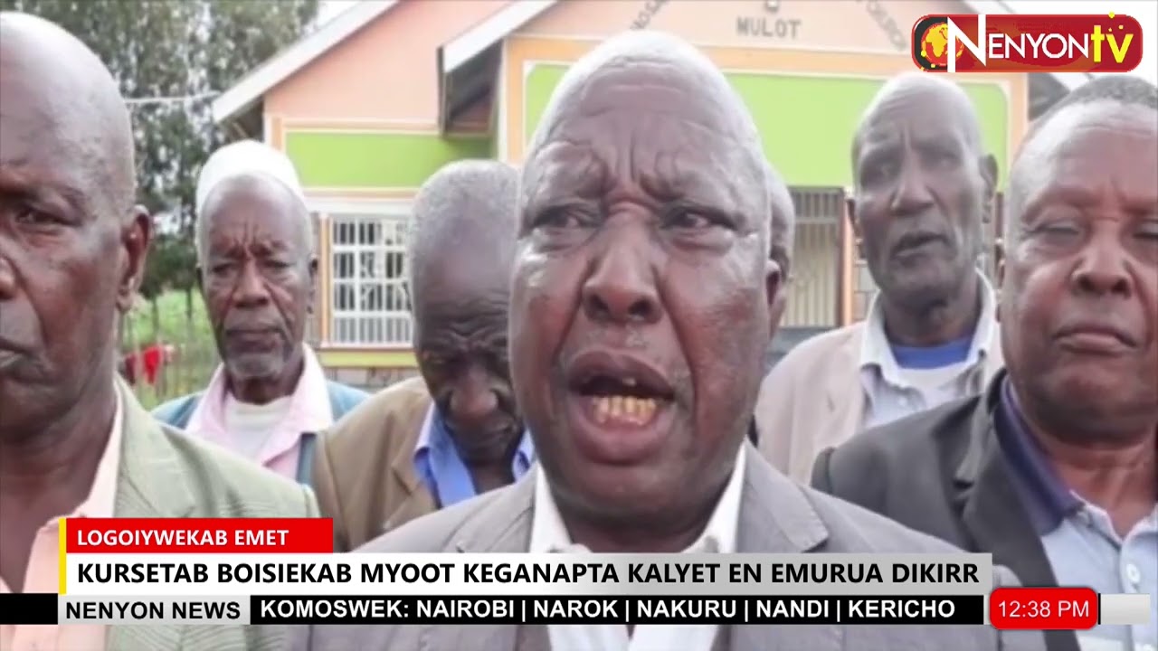 KIPSIGIS MYOOT ELDERS URGE PEACE IN EMURUA DIKIRR AFTER MP JOHANA NGENO’S DEATH
