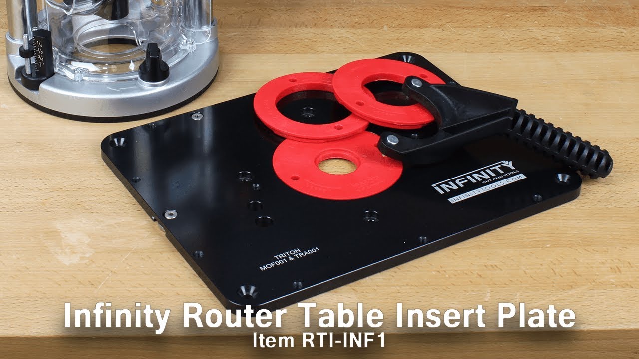 How to Install and Use the Infinity Router Table Insert Plate RTI-INF1