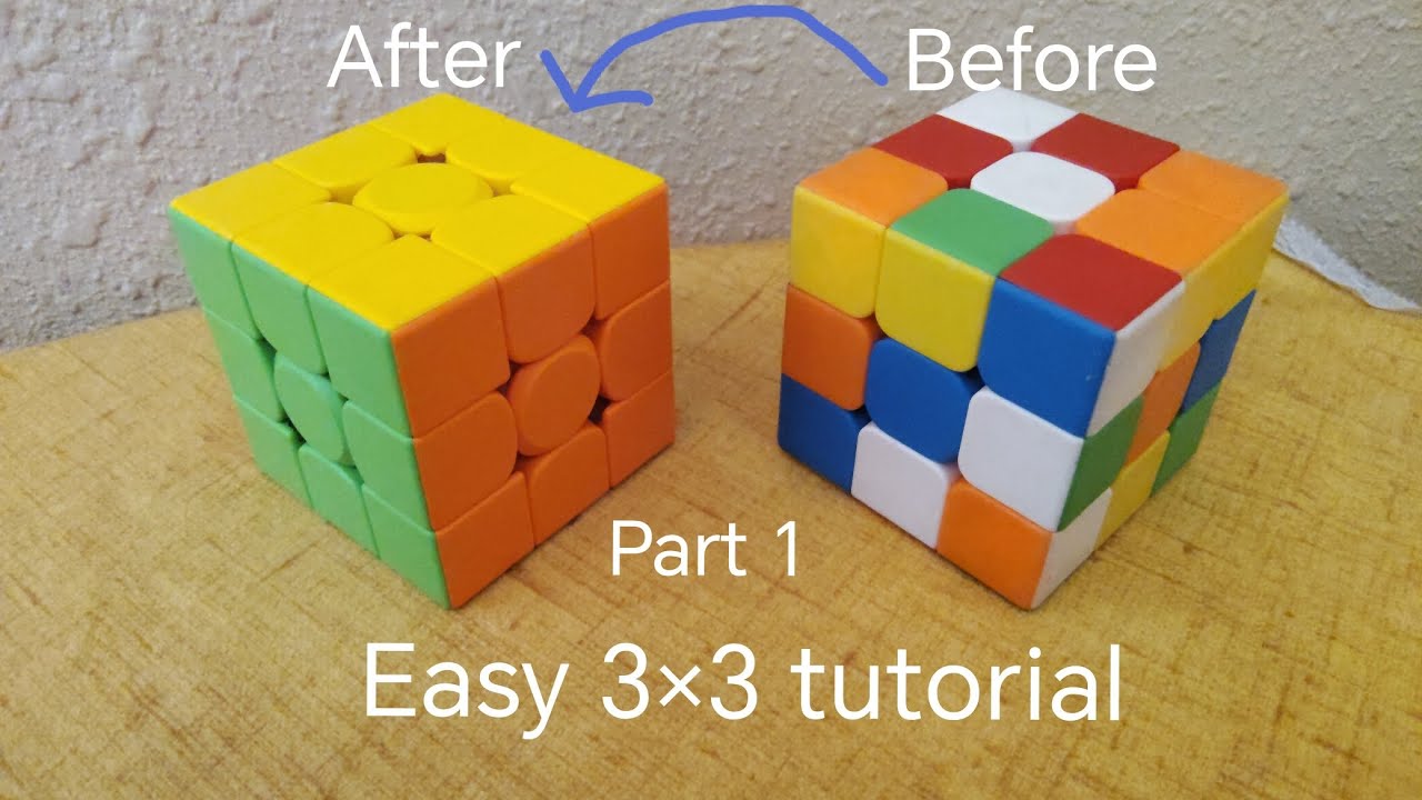 How to solve a 3×3 cube, Easy tutorial part 1