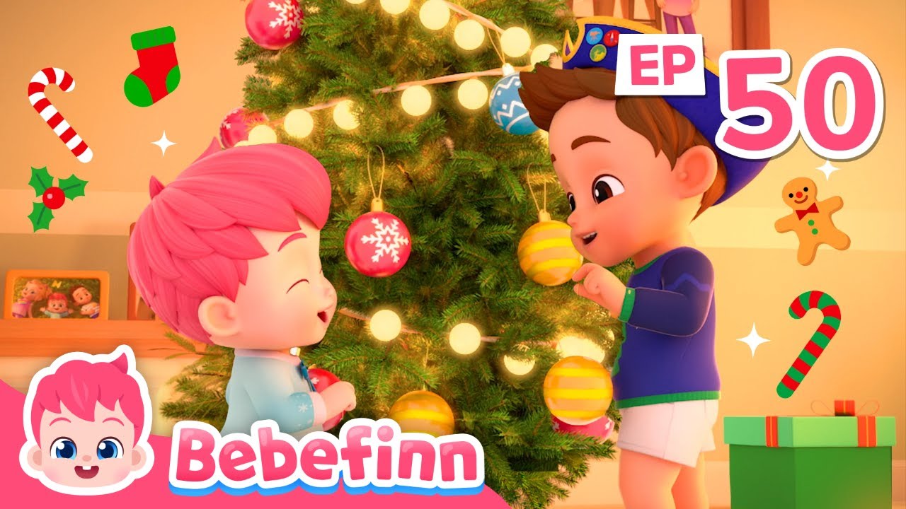 🎅We Wish You A Merry Christmas🎄 | EP50 | Christmas Song for Kids | Bebefinn Nursery Rhymes