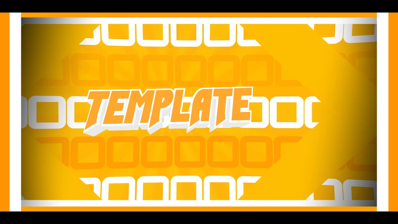 Orange intro template (2019)