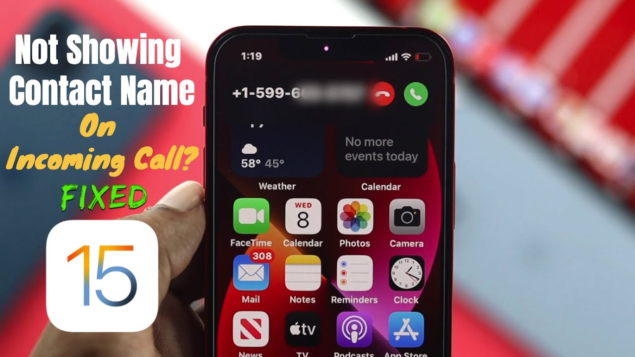 Fix- iPhone Not Showing Contact Name for Incoming Calls!