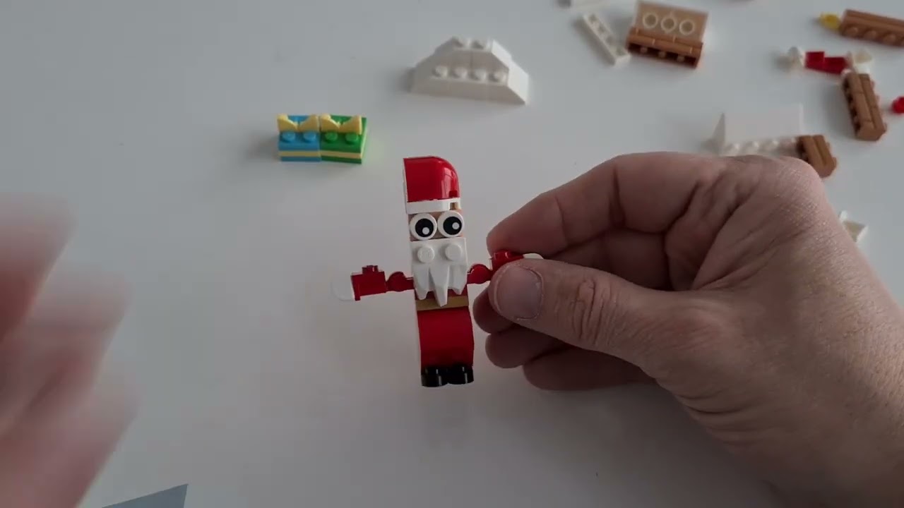 LEGO Creator Set 30692 Weihnachtsmann im Schornstein Unboxing Santa Clais in the Chimney