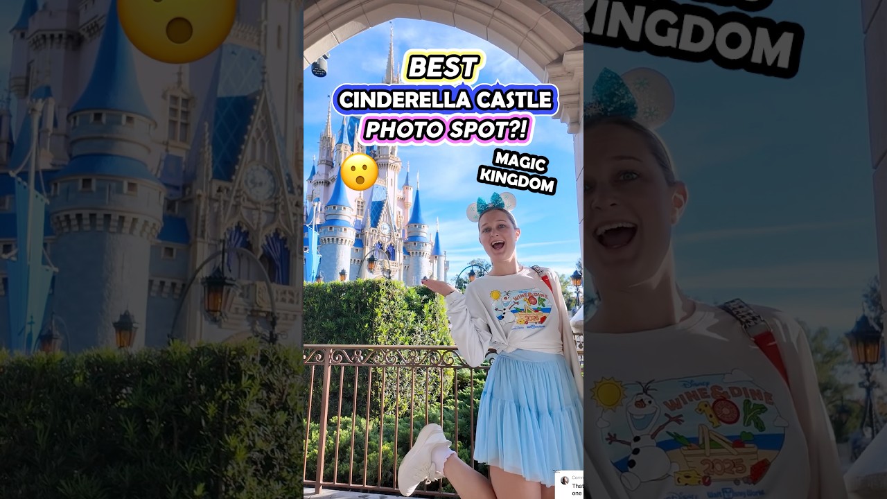 ЛУЧШЕЕ место для фото в замке Золушки?! 😮🏰 (Совет по Волшебному королевству Диснея)