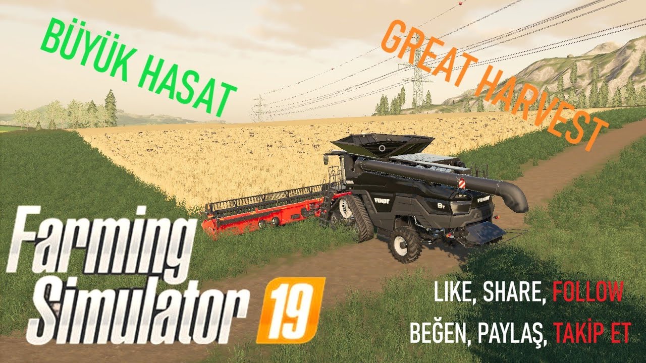 Farming Simulator 2019 Gameplay - Episode 9(Büyük Hasat - Great Harvest)