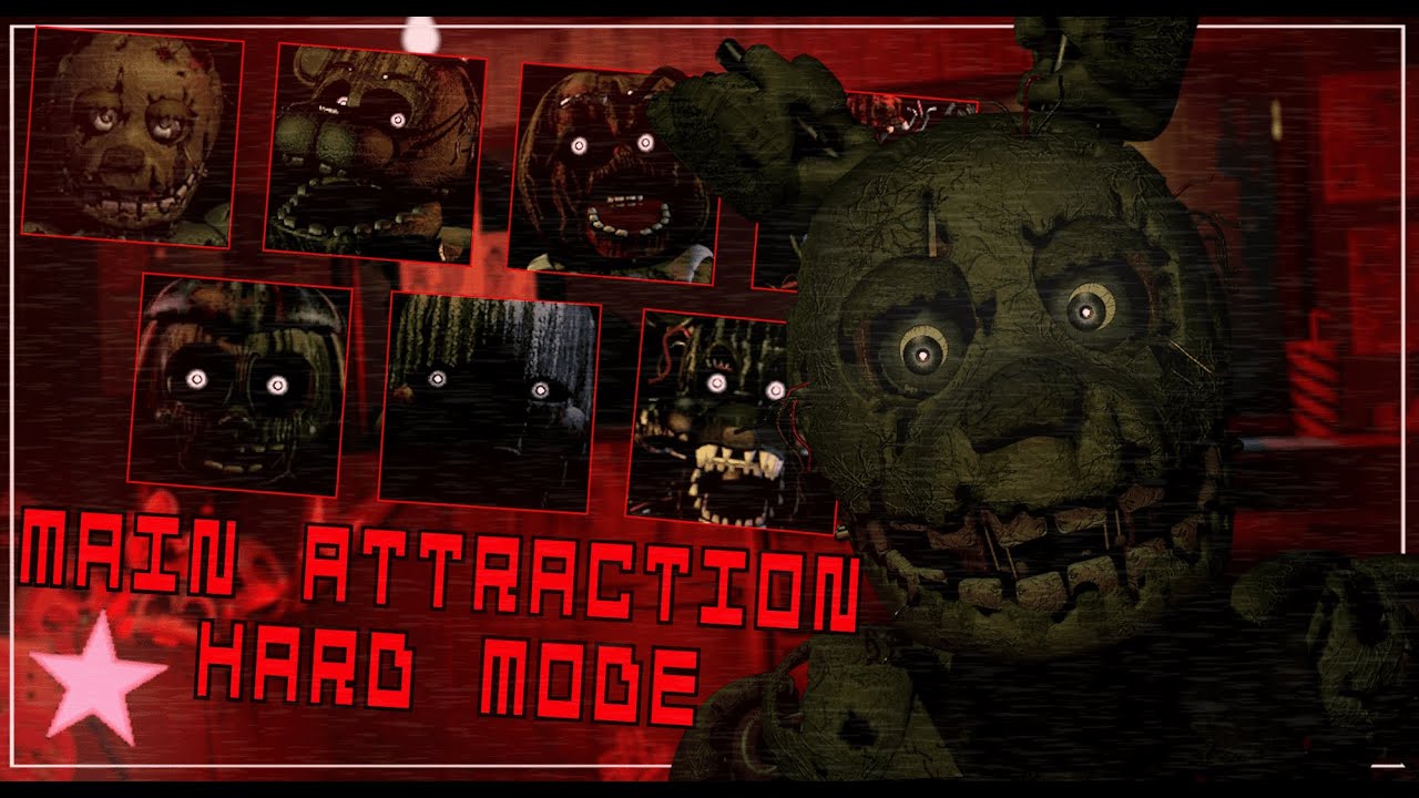FNaF 3 CN - The Main Attraction Hard Mode