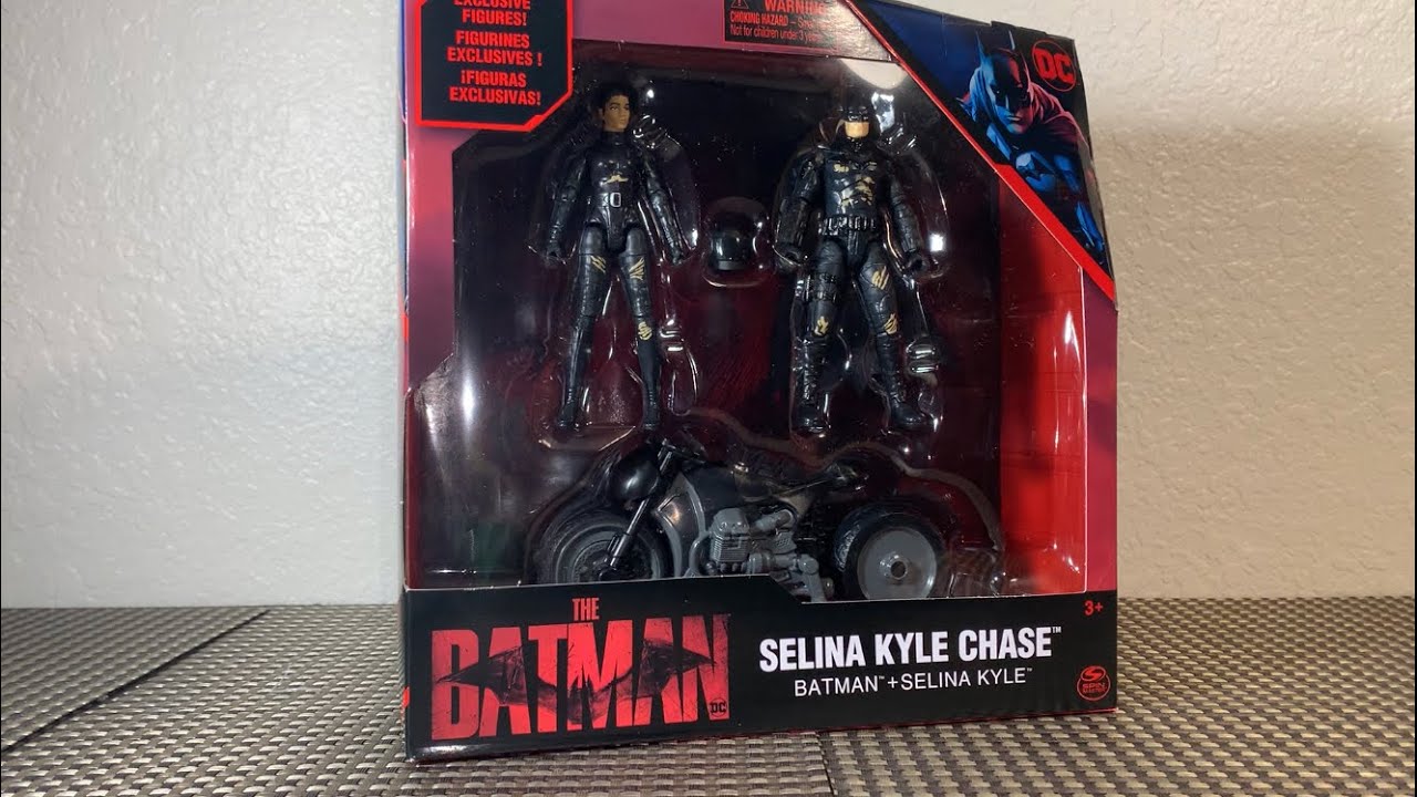 The Batman Spin Master 2022 Selina Kyle Chase 4” Action Figure Review Movie Collection DC