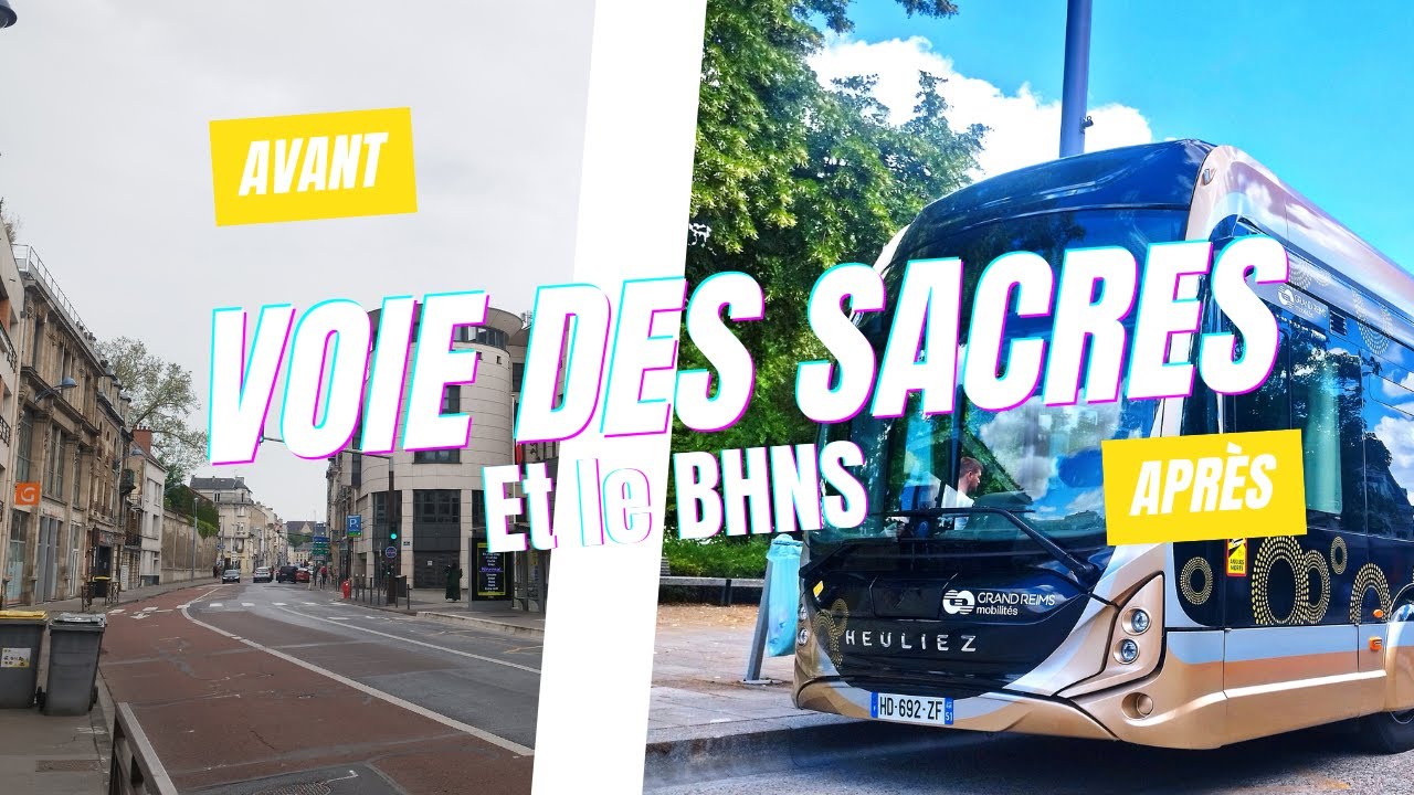 JE PARCOURS LE CHANTIER DU BHNS (Reims)