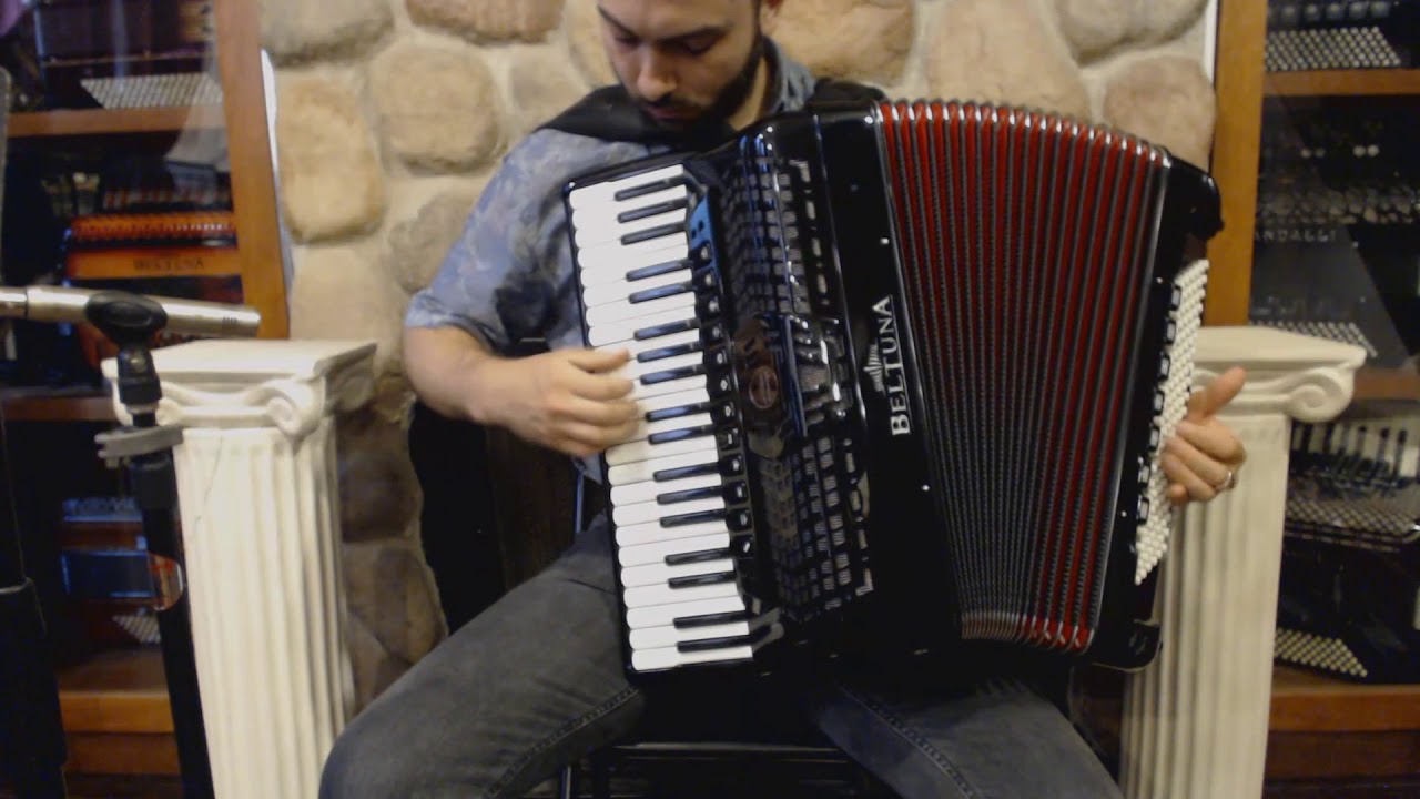 BELTPREIV120BK - Black Beltuna Prestige IV Piano Accordion LMMH 41 120 $9999