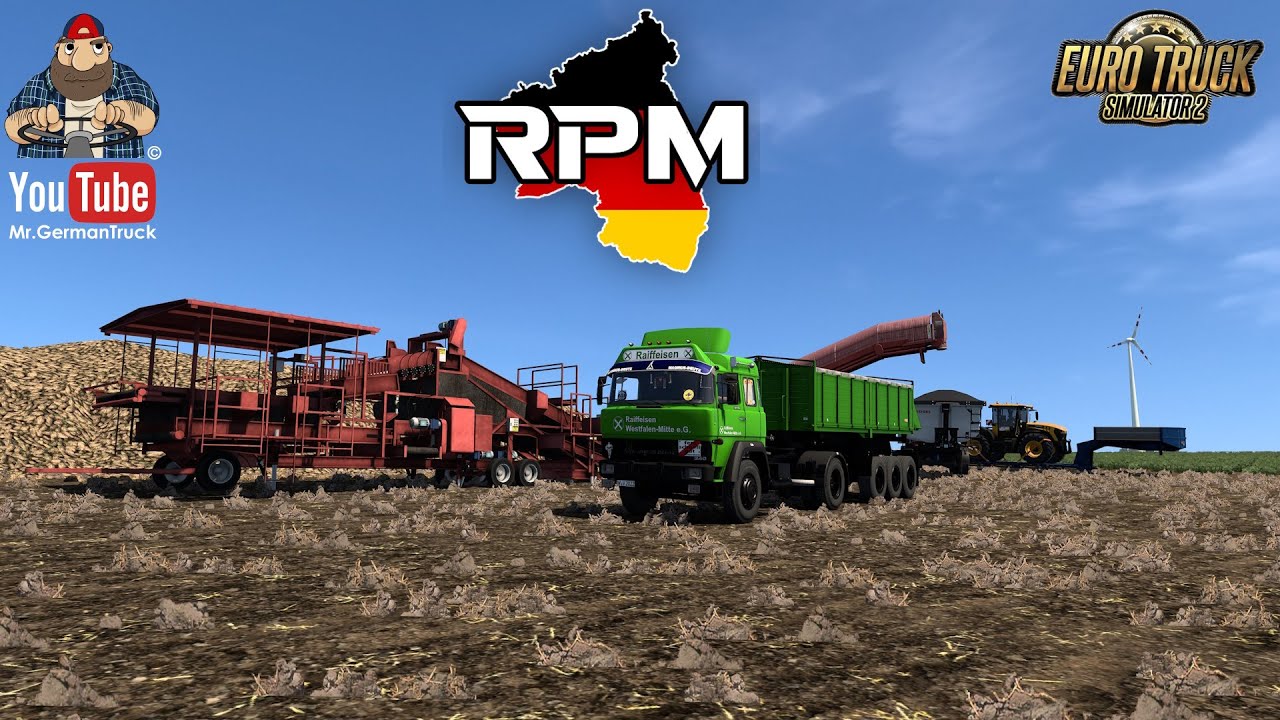 [ETS2 v1.53] RPM MAP v1.1 *Dynamische Beladen - Zuckerrüben mit Magirus Deutz