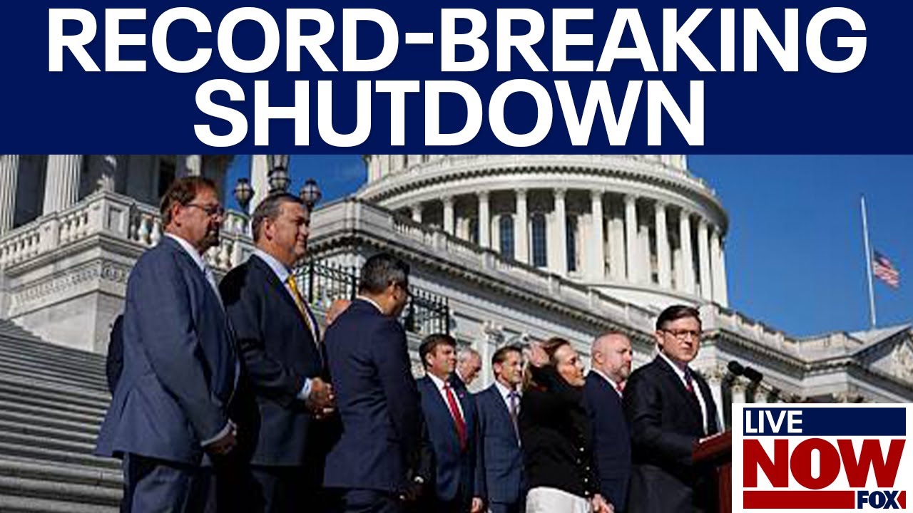 Speaker Johnson, House GOP speak on 36th day of government shutdown