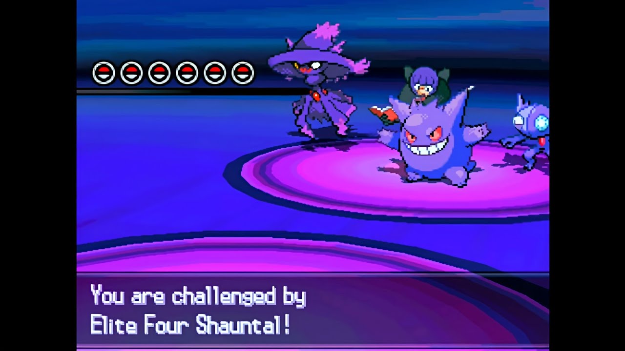 Pokemon Volt White 2 Redux - vs Elite Four Shauntal (Triple Battle, Challenge Mode)