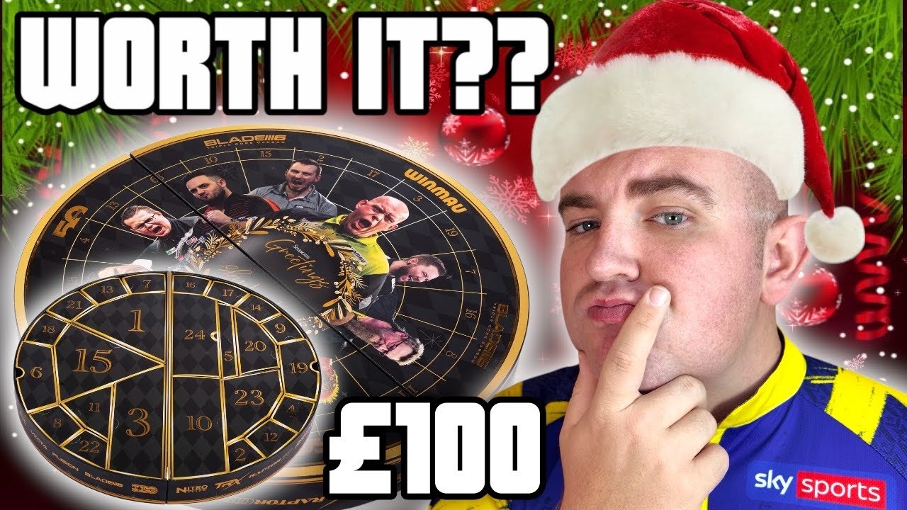 АДВЕНТ-КАЛЕНДАРЬ DARTS ЗА 100 ФУНТОВ СТЕРЛИНГОВ. СТОИТ ЛИ ОНО ТОГО?